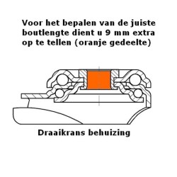 Apparaten zwenkwiel met rem 100 mm - A6-100 bij wieltje.nl