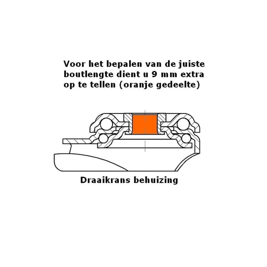 Apparaten zwenkwiel met rem 100 mm - A6-100 bij wieltje.nl