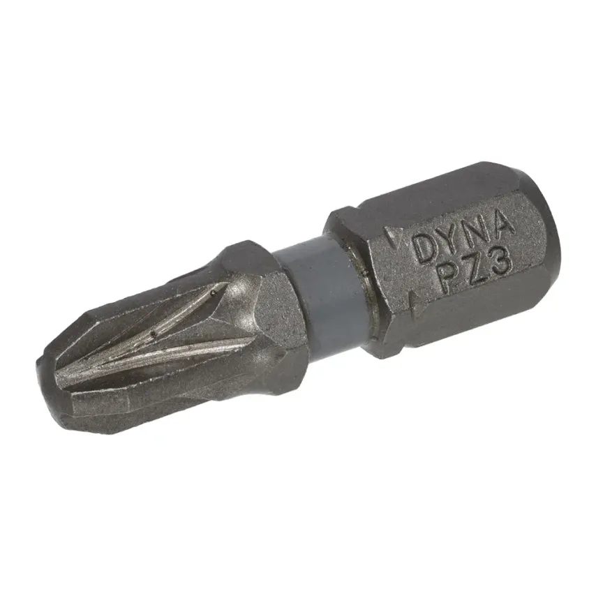 Dynaplus - Schroefbit 25MM - PZ-3 Grijs (10 stuks)