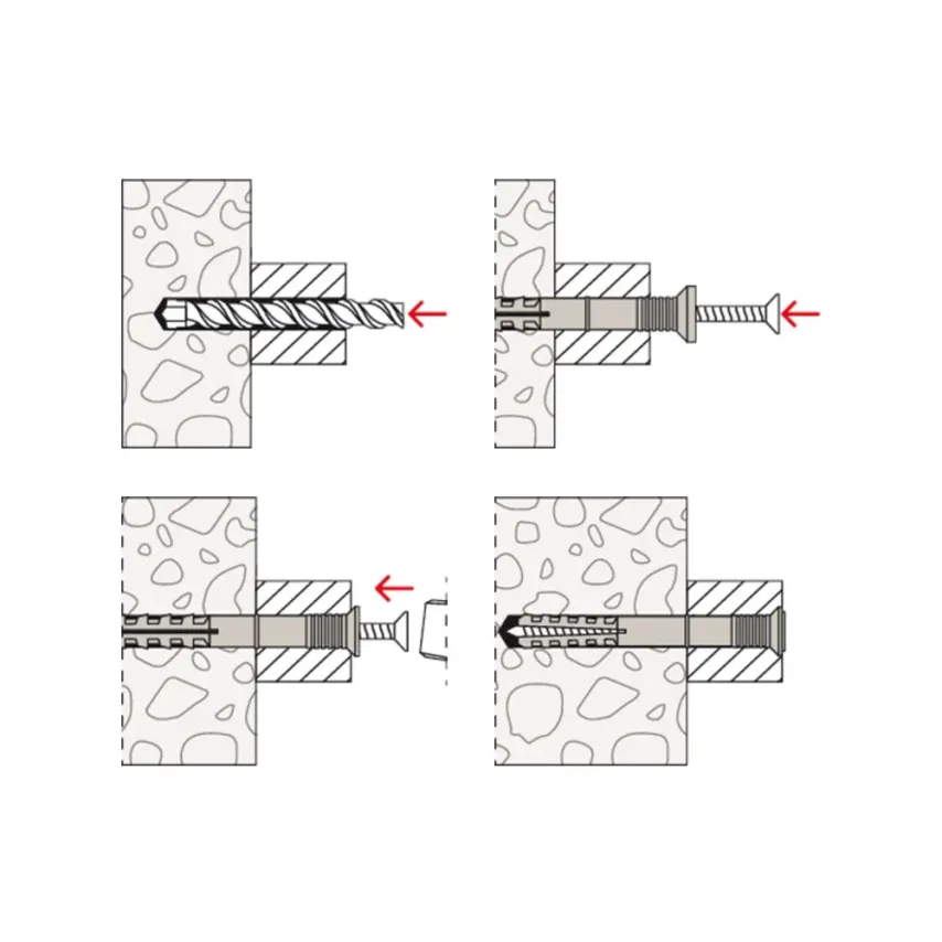 Fischer - Nagelplug N - 6x80/50 S (50 stuks)