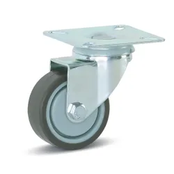 Trolley zwenkwiel met topplaat - 50mm - 40kg - T3-50