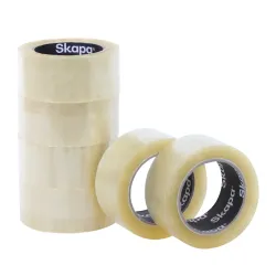 Verpakkingstape - 48mm - 100m - Transparant (6 stuks)