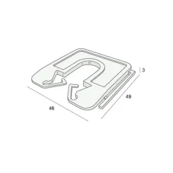 Milli-Max - Uitvulplaatje 3mm - Zwart (132 stuks)