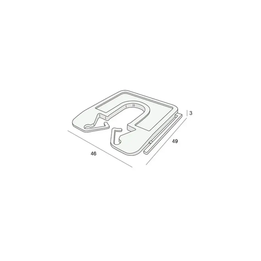 Milli-Max - Uitvulplaatje 3mm - Zwart (132 stuks)