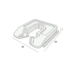 Milli-Max - Uitvulplaatje 7mm - Grijs (60 stuks)