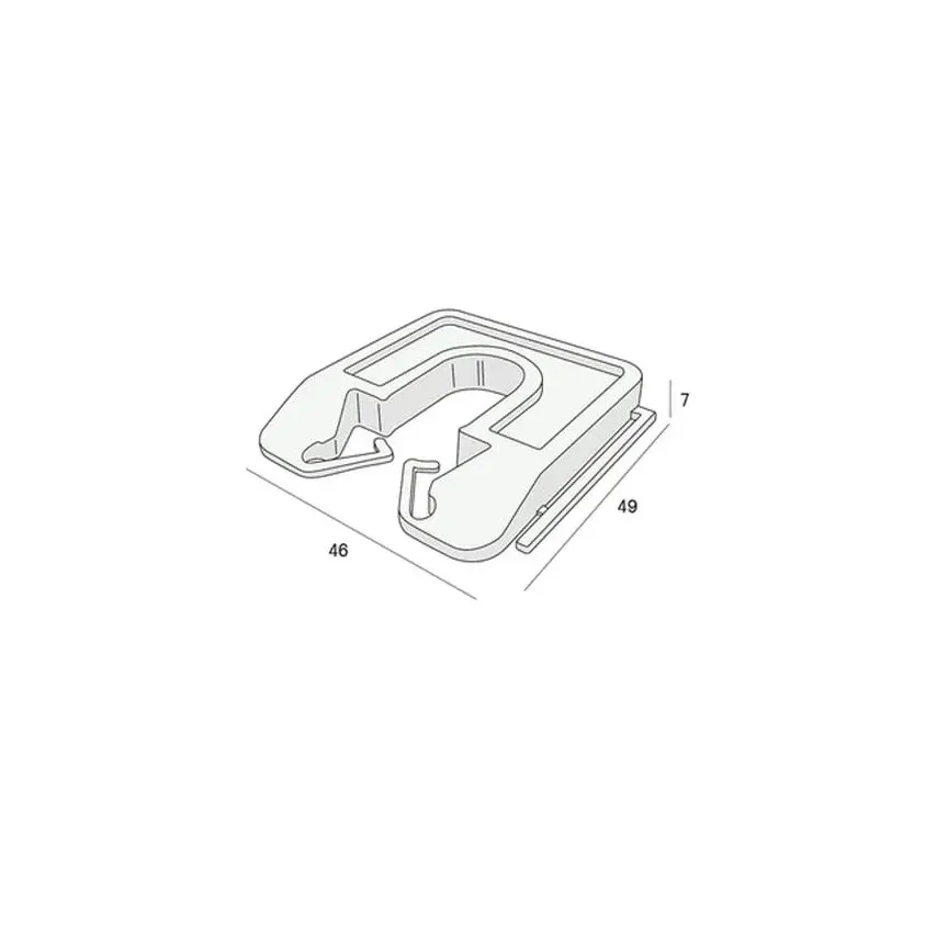 Milli-Max - Uitvulplaatje 7mm - Grijs (60 stuks)